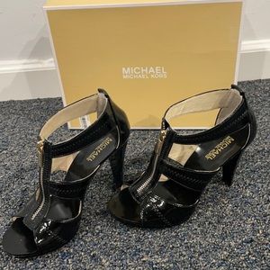 Michael Kors Black Heeled Sandals